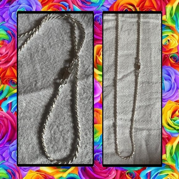 Primrose Sterling Silver Diamond Cut 24" Rope Chain - Picture 5 of 9